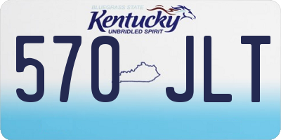 KY license plate 570JLT