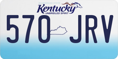KY license plate 570JRV