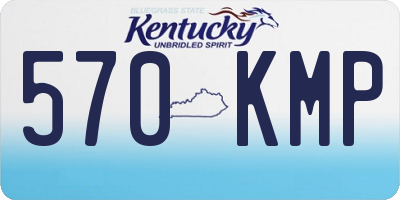 KY license plate 570KMP