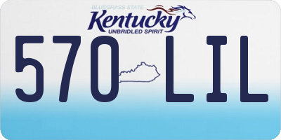 KY license plate 570LIL