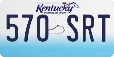 KY license plate 570SRT