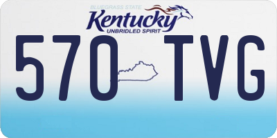 KY license plate 570TVG
