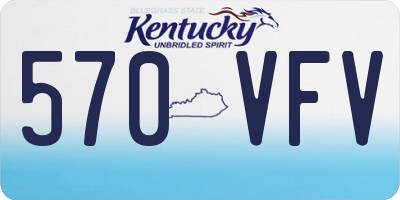 KY license plate 570VFV