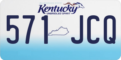 KY license plate 571JCQ