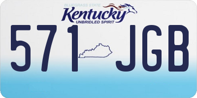 KY license plate 571JGB