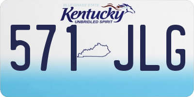 KY license plate 571JLG