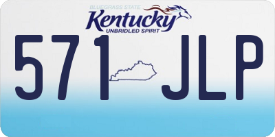 KY license plate 571JLP