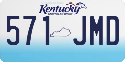 KY license plate 571JMD