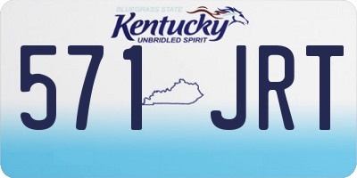KY license plate 571JRT