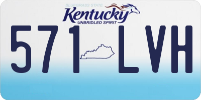 KY license plate 571LVH