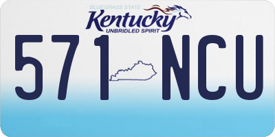 KY license plate 571NCU