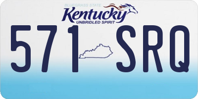 KY license plate 571SRQ