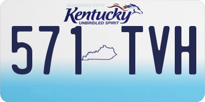 KY license plate 571TVH