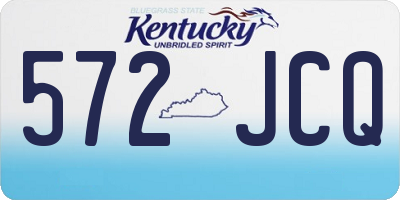 KY license plate 572JCQ