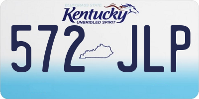 KY license plate 572JLP