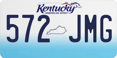 KY license plate 572JMG
