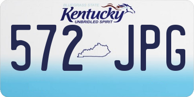 KY license plate 572JPG