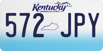 KY license plate 572JPY