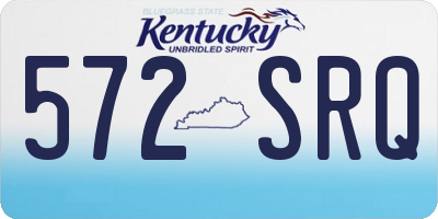 KY license plate 572SRQ