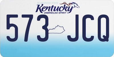 KY license plate 573JCQ