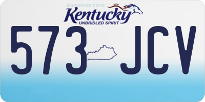 KY license plate 573JCV
