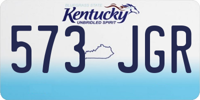 KY license plate 573JGR
