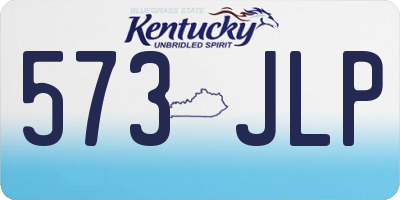 KY license plate 573JLP