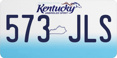 KY license plate 573JLS