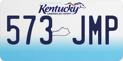 KY license plate 573JMP