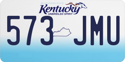 KY license plate 573JMU