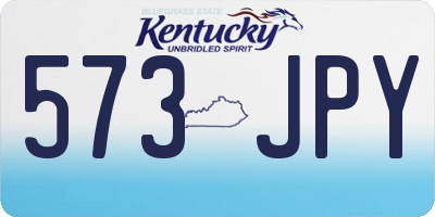 KY license plate 573JPY