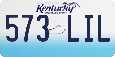 KY license plate 573LIL