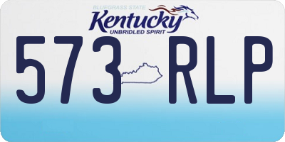 KY license plate 573RLP