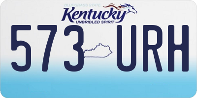 KY license plate 573URH
