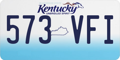 KY license plate 573VFI
