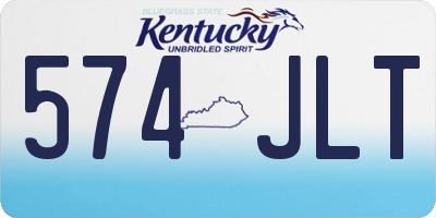 KY license plate 574JLT