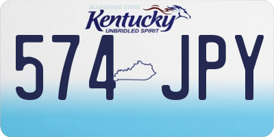 KY license plate 574JPY