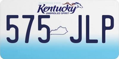 KY license plate 575JLP