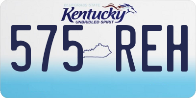 KY license plate 575REH