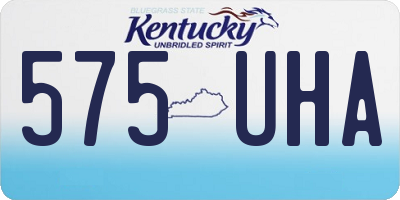 KY license plate 575UHA