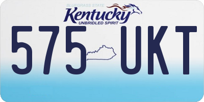 KY license plate 575UKT
