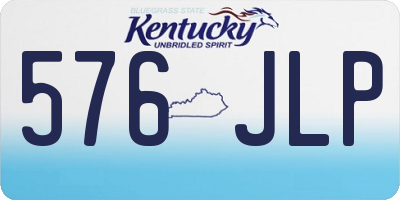 KY license plate 576JLP