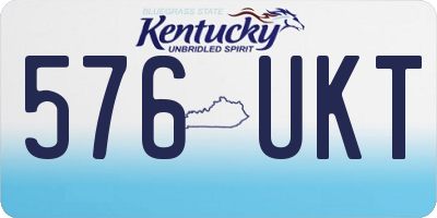 KY license plate 576UKT