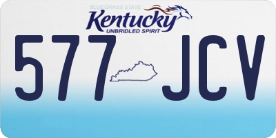 KY license plate 577JCV