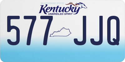 KY license plate 577JJQ