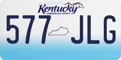 KY license plate 577JLG