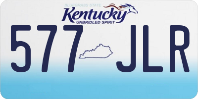 KY license plate 577JLR