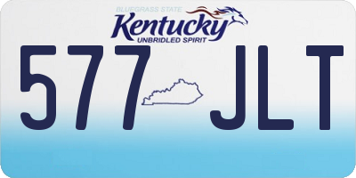KY license plate 577JLT