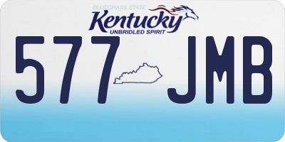 KY license plate 577JMB