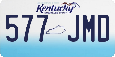 KY license plate 577JMD